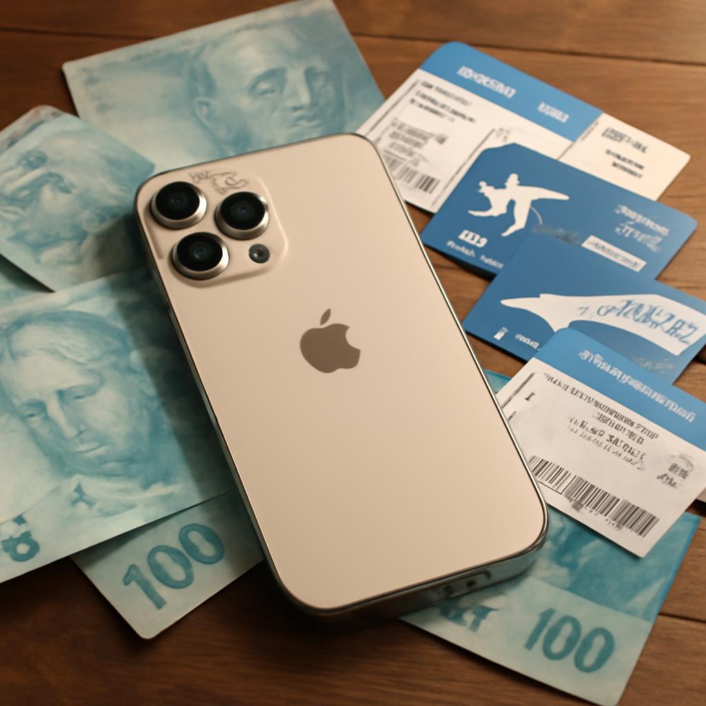 iphone de 3 mil reais
