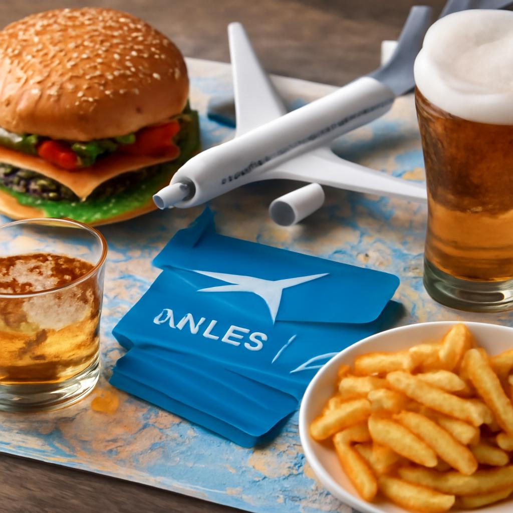 milhas para alimentação e bebidas