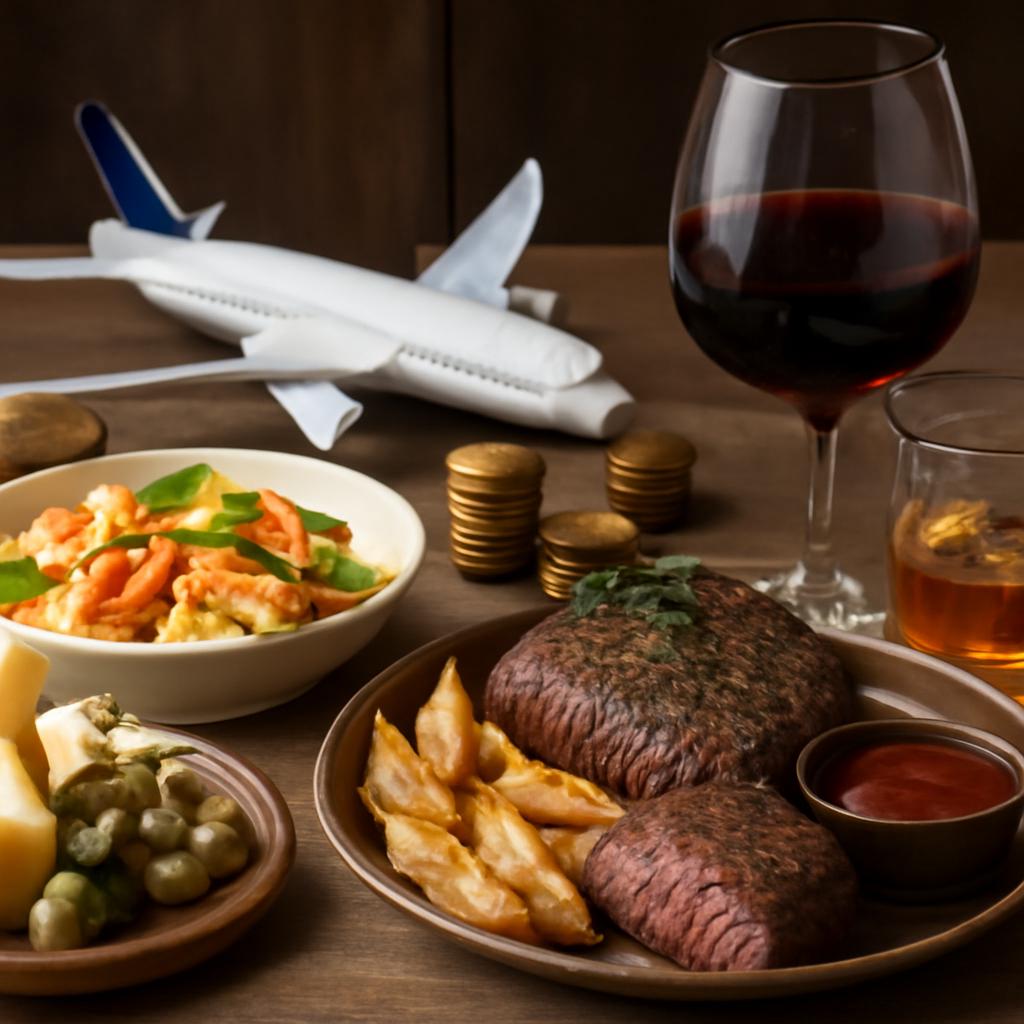 milhas para alimentação, gastronomia e bebidas