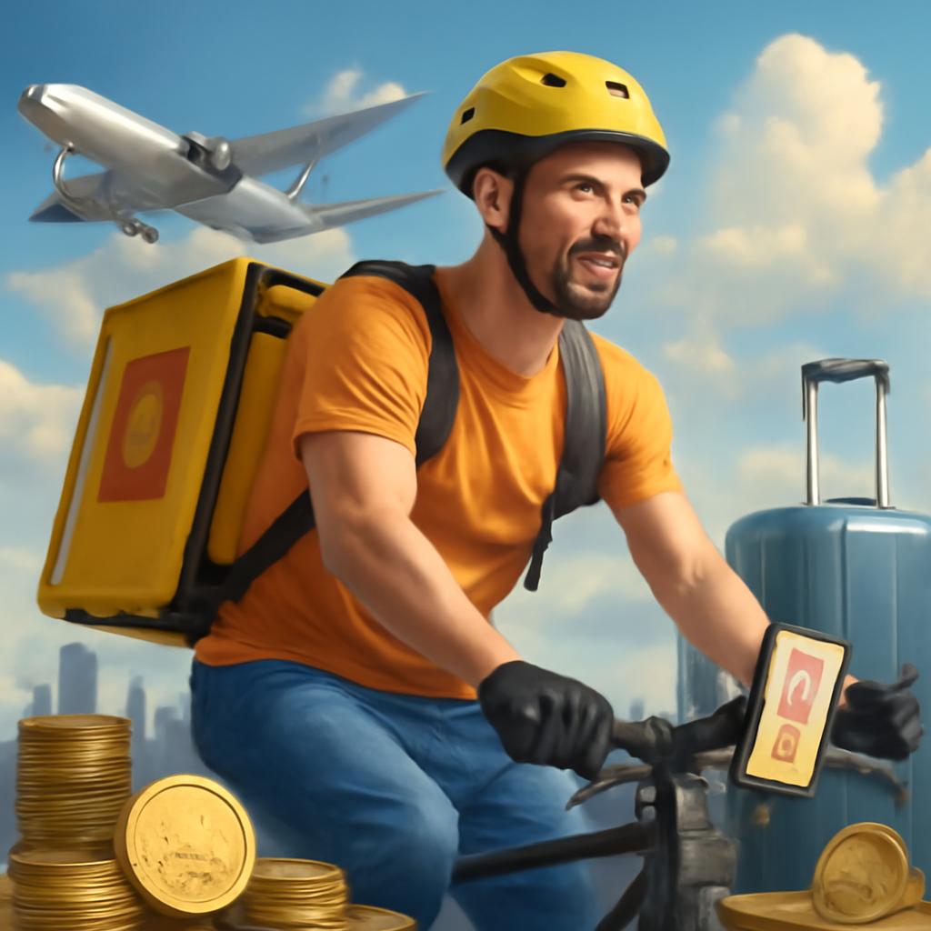 milhas para aplicativos de entrega