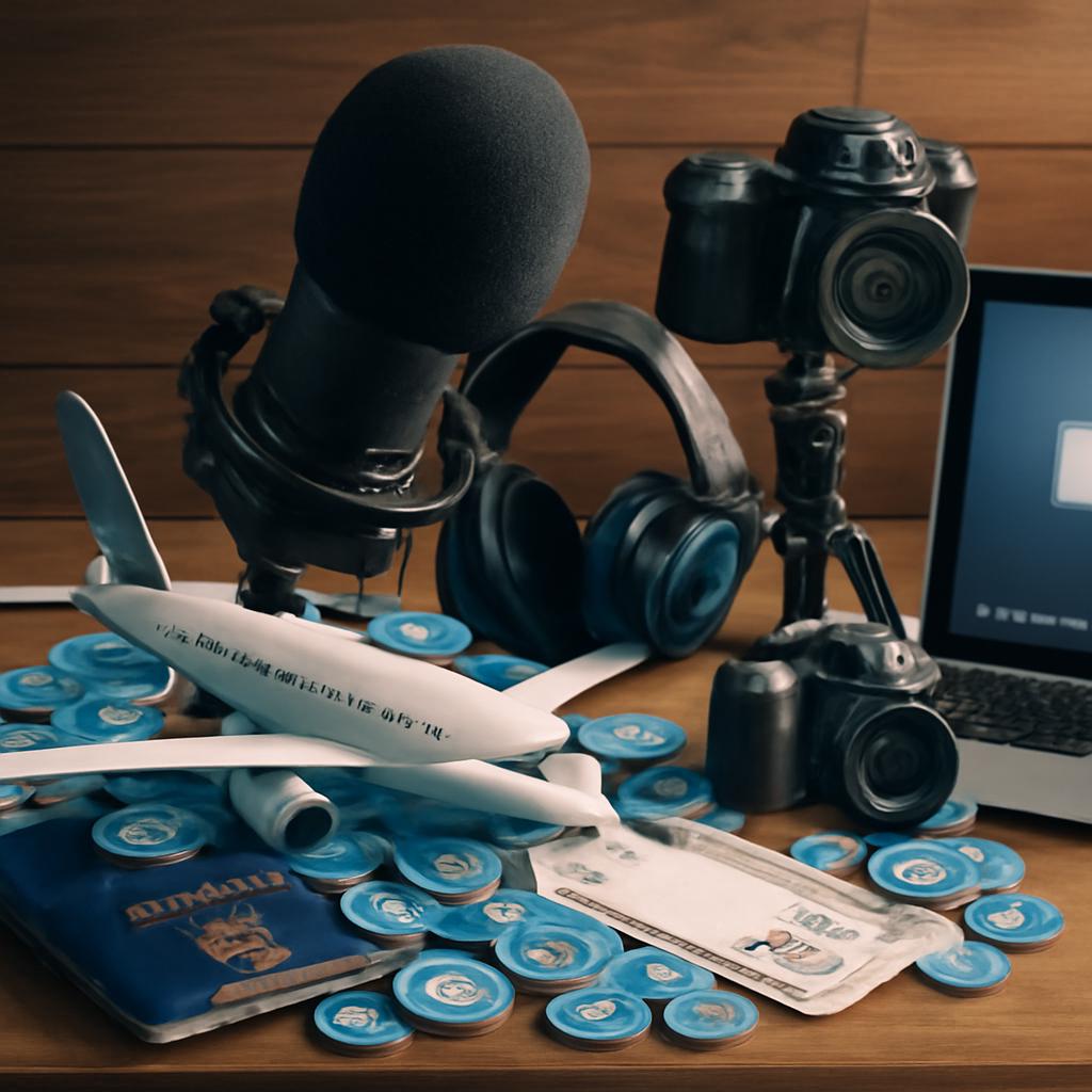 milhas para assinatura de podcasts e vídeos