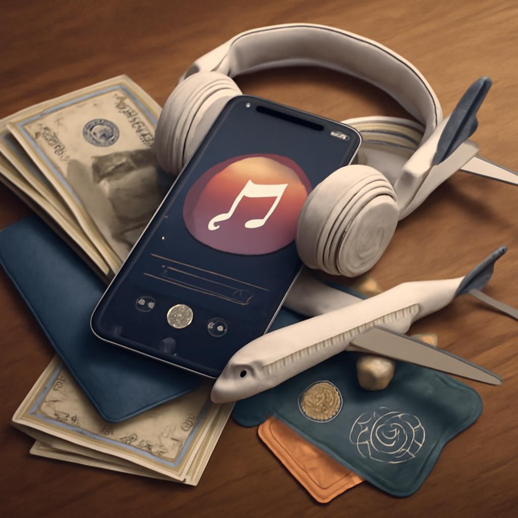milhas para assinaturas de música digital