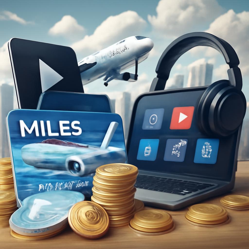 milhas para assinaturas de serviços digitais