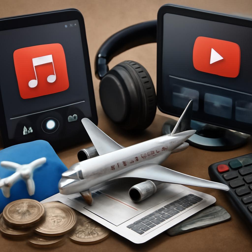 milhas para assinaturas digitais de música e vídeos