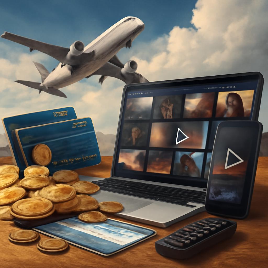 milhas para assinaturas digitais de vídeos