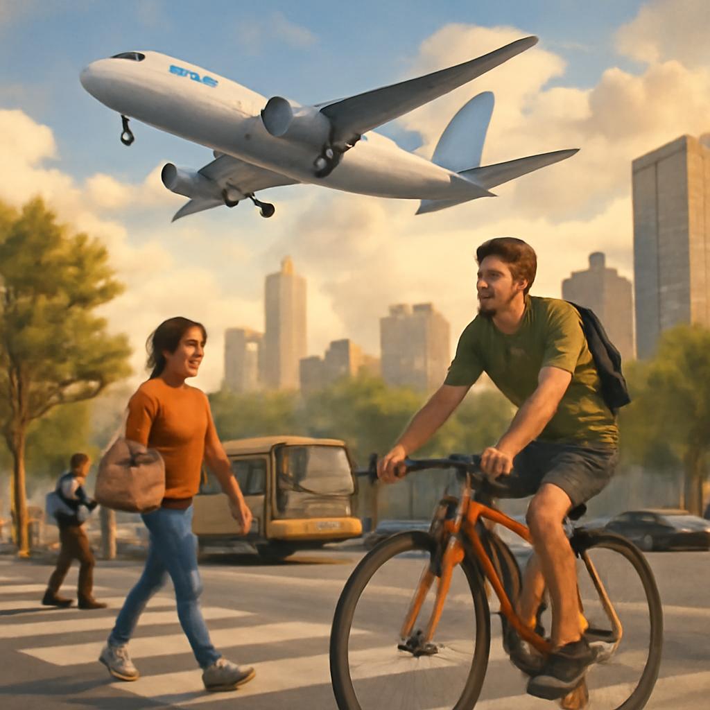 milhas para atividades de movimentação urbana