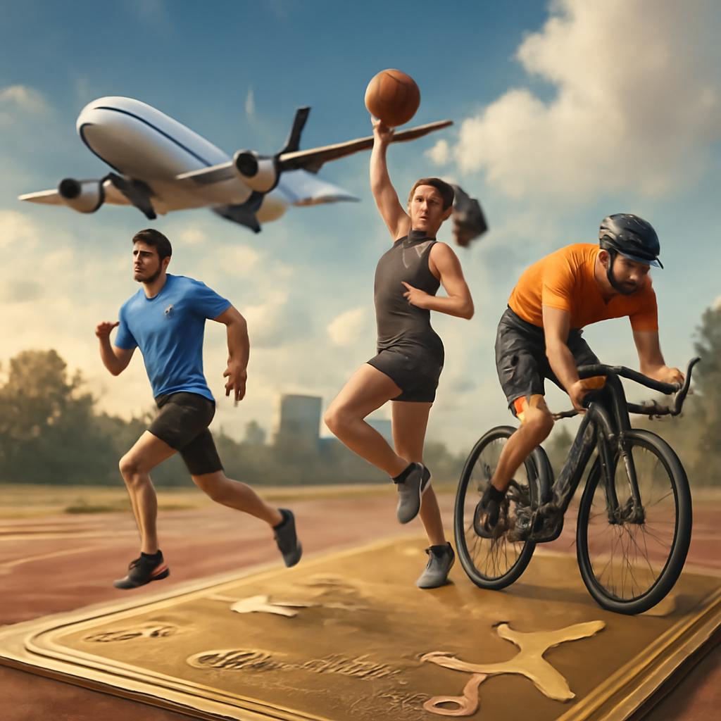 milhas para atividades esportivas