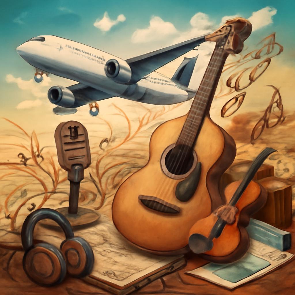 milhas para atividades musicais