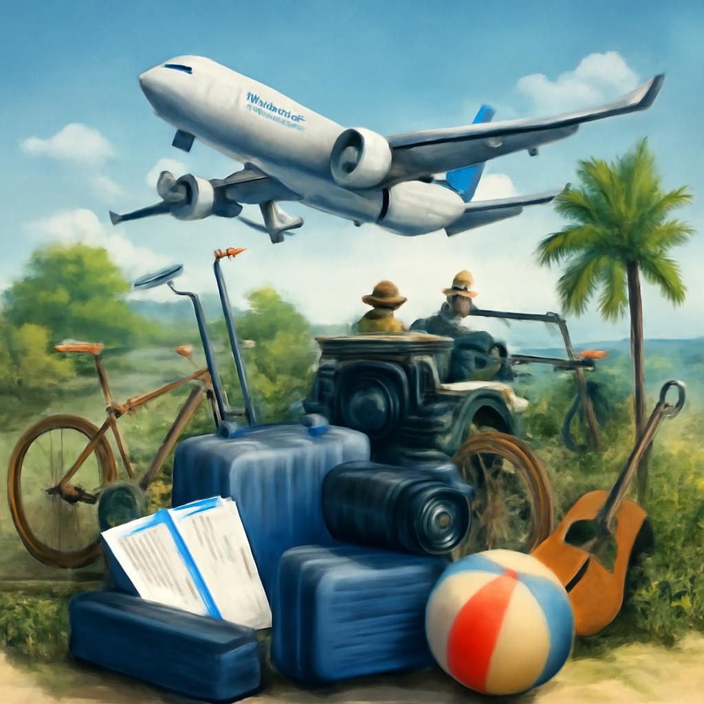 milhas para atividades recreativas e de lazer