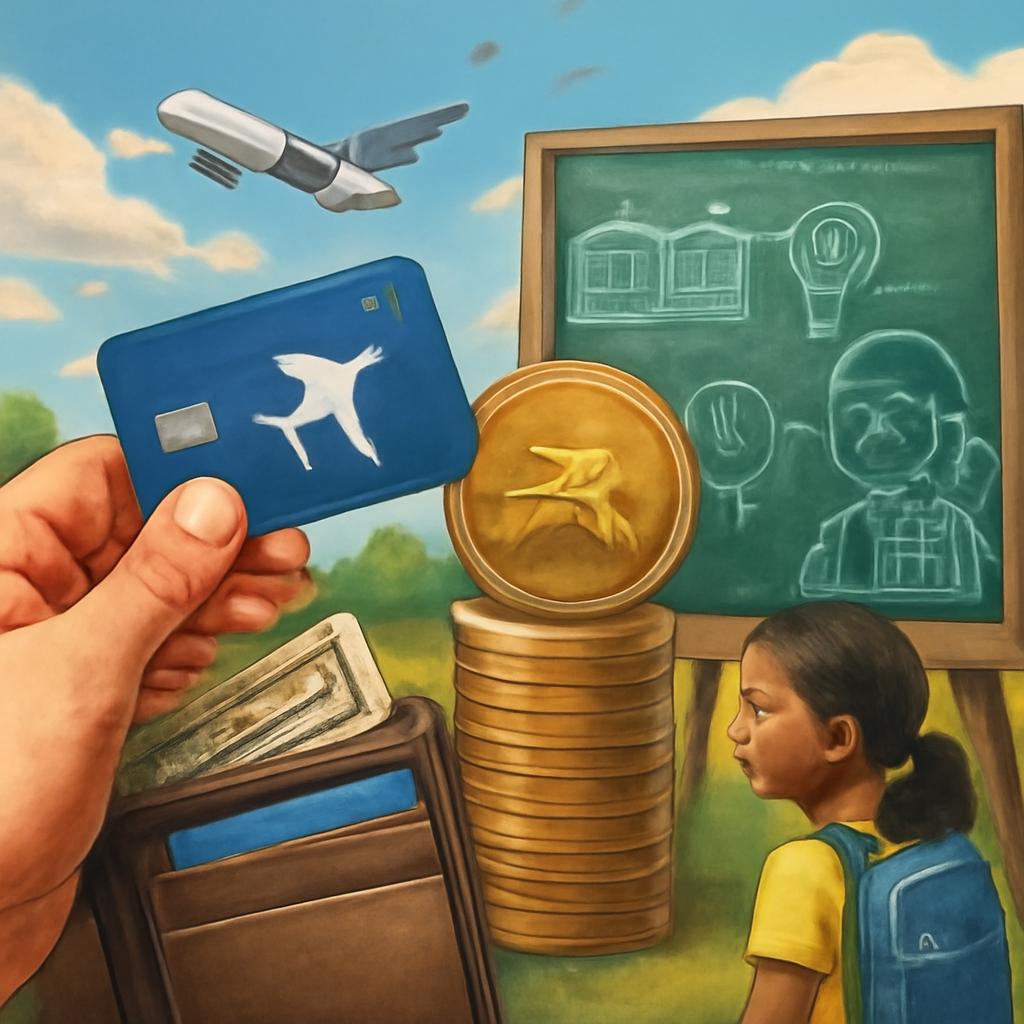 milhas para campanhas educativas