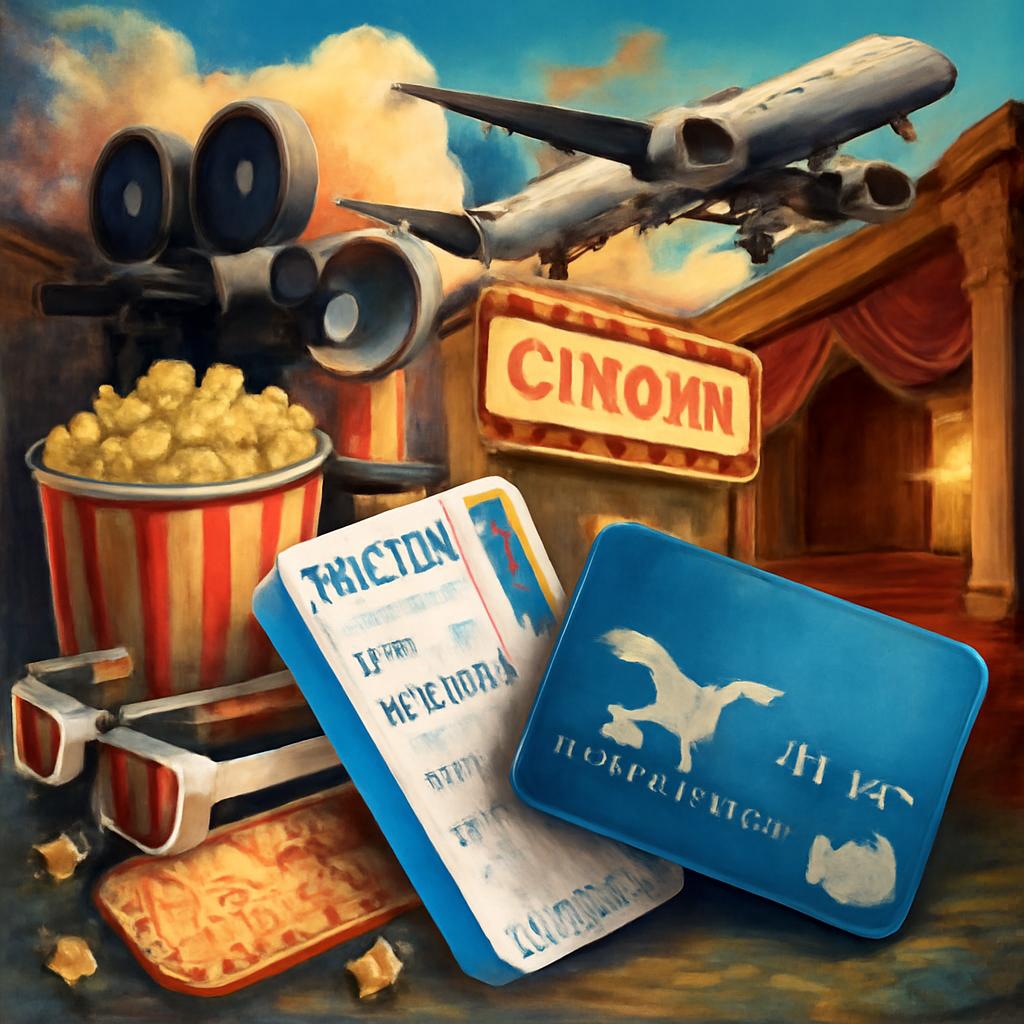 milhas para cinema e teatro