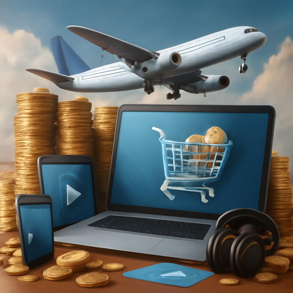 milhas para compra de produtos digitais
