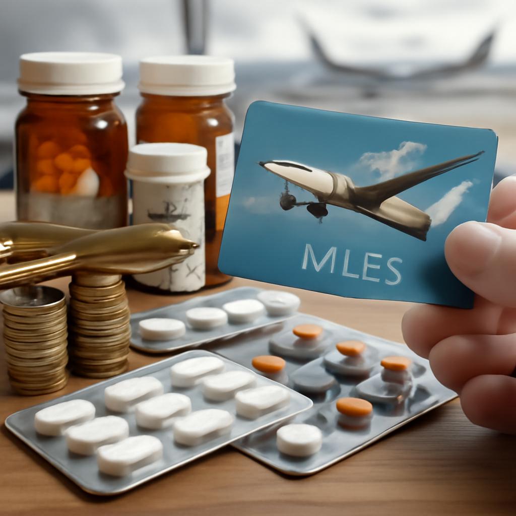 milhas para comprar remédios