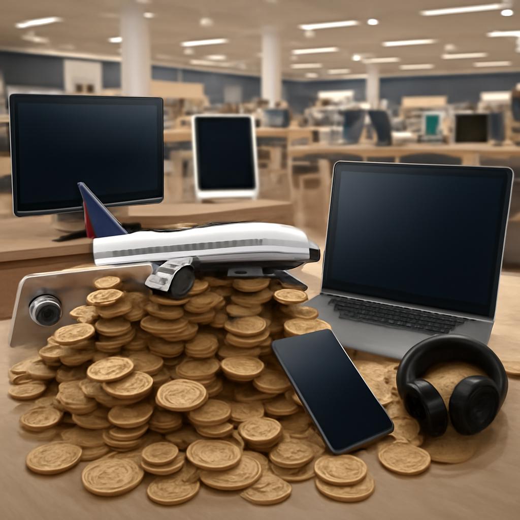 milhas para compras de eletrônicos