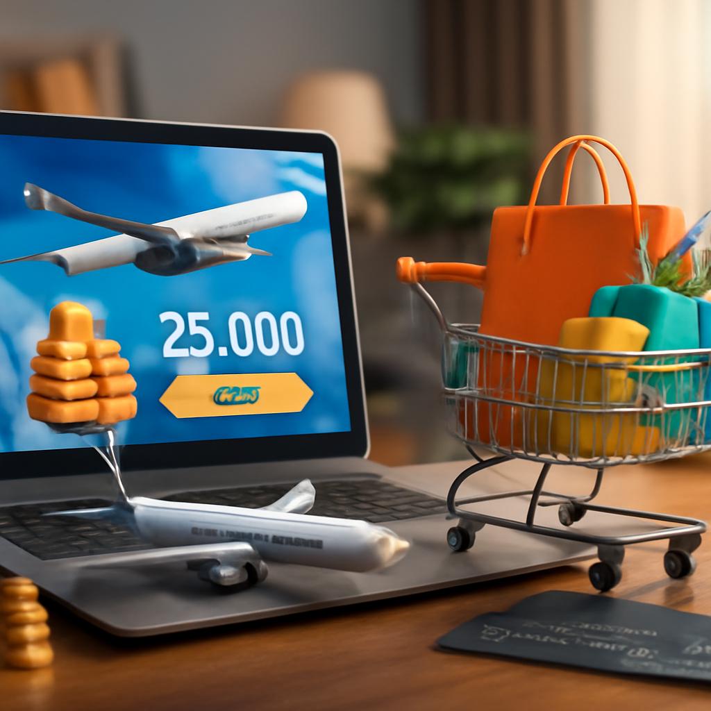 milhas para compras em plataformas digitais