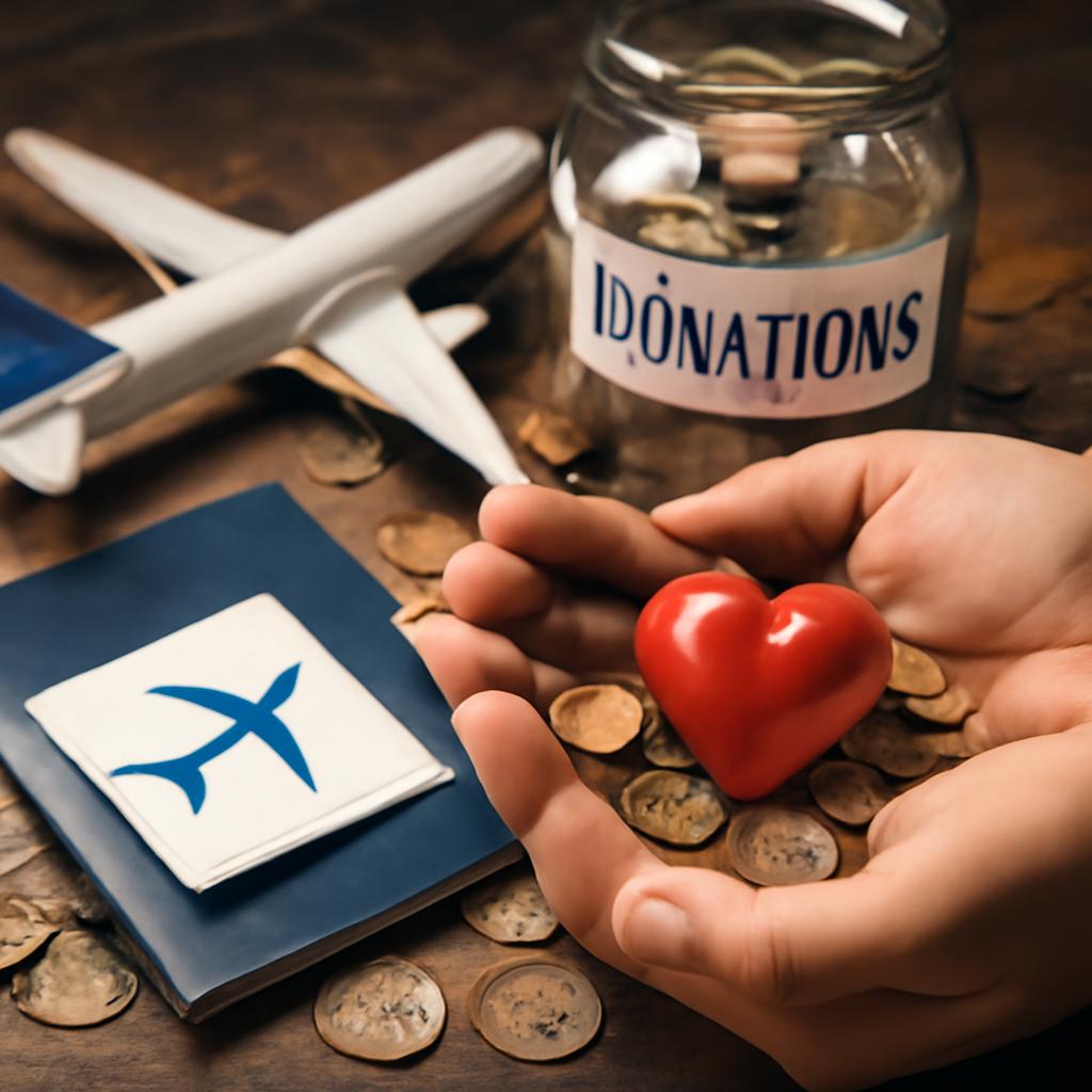 milhas para contribuições caritativas