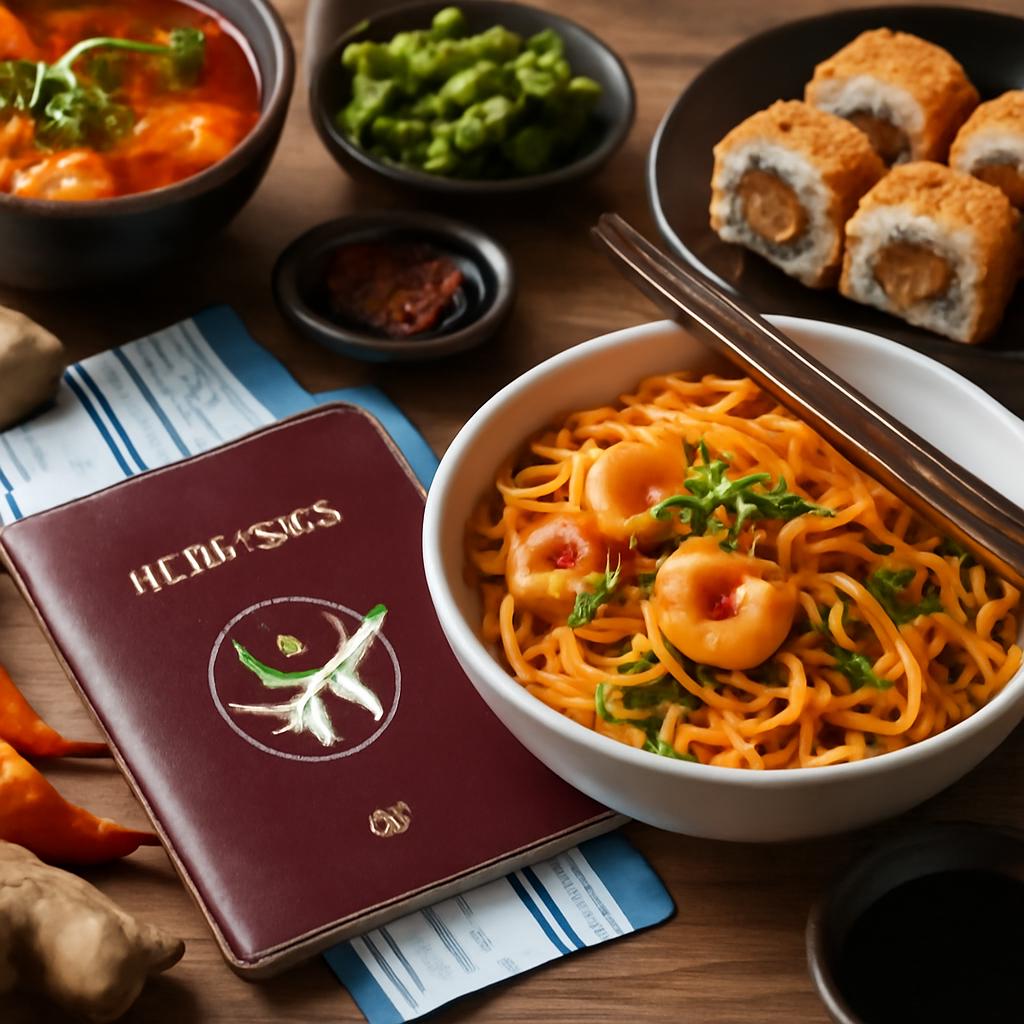 milhas para culinária asiática