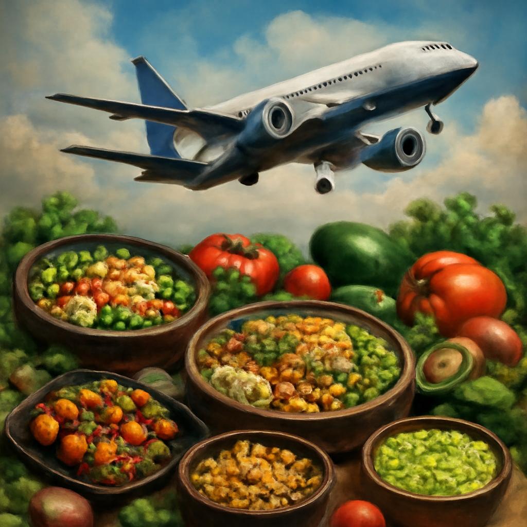 milhas para culinária vegana