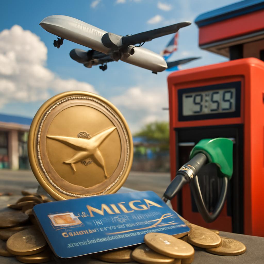 milhas para descontos em combustível