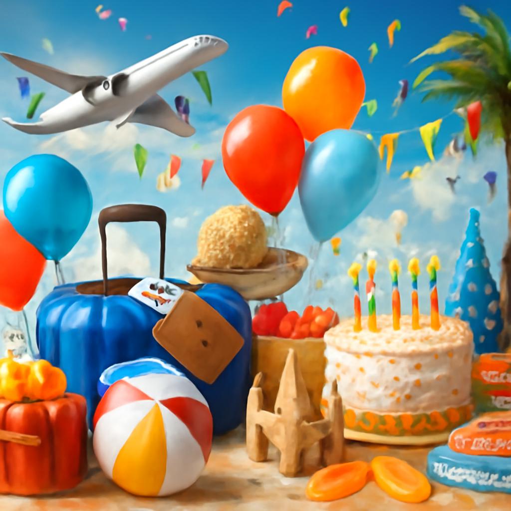 milhas para dias de férias, aniversários, festivais e celebrações