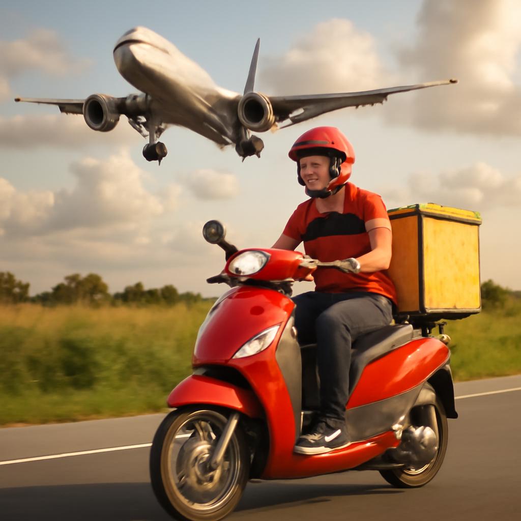 milhas para entregas e delivery