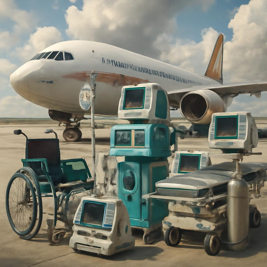 milhas para equipamentos médicos