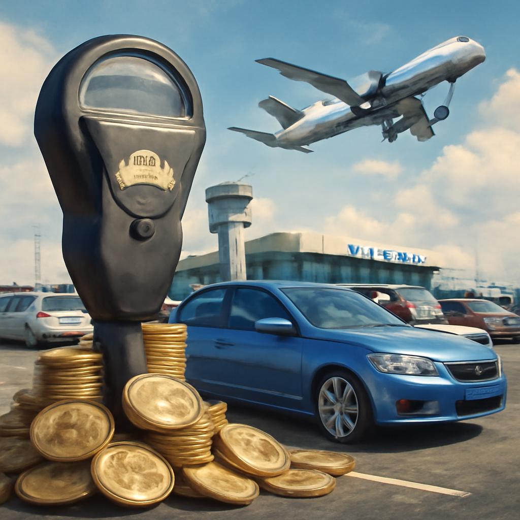 milhas para estacionamento