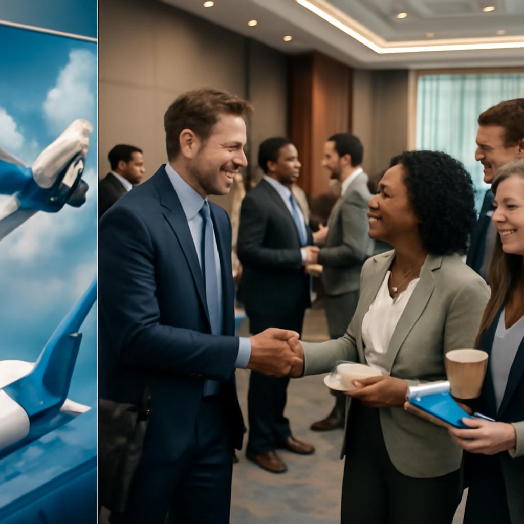 milhas para eventos de networking empresarial