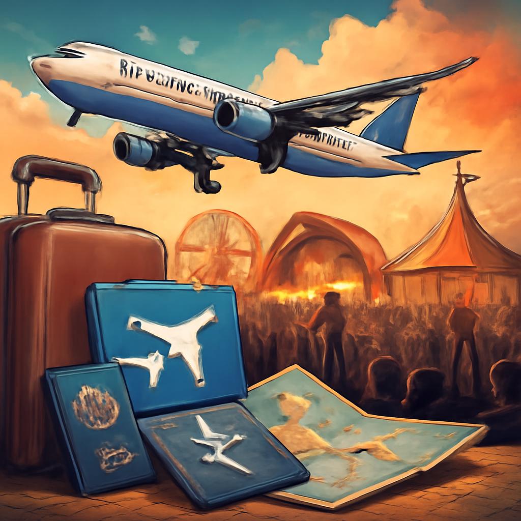 milhas para eventos e festivais