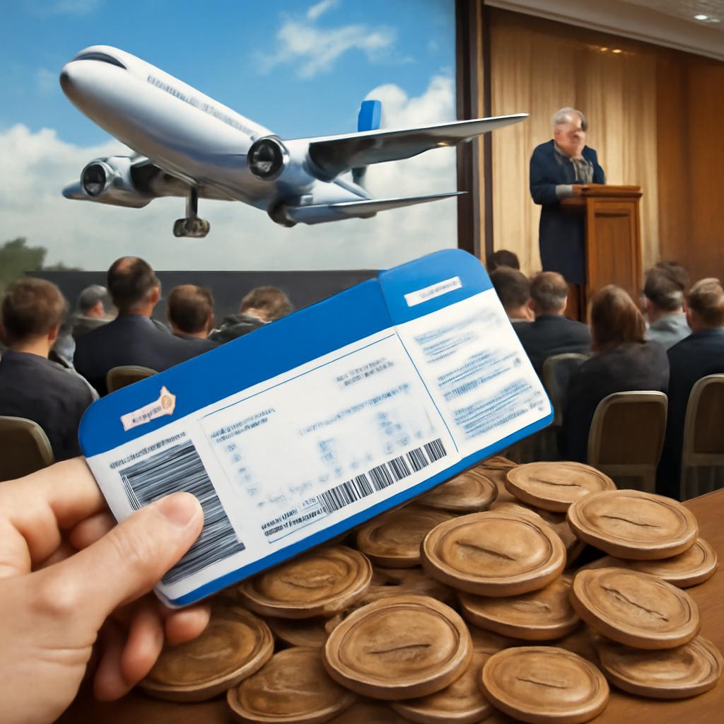 milhas para eventos institucionais