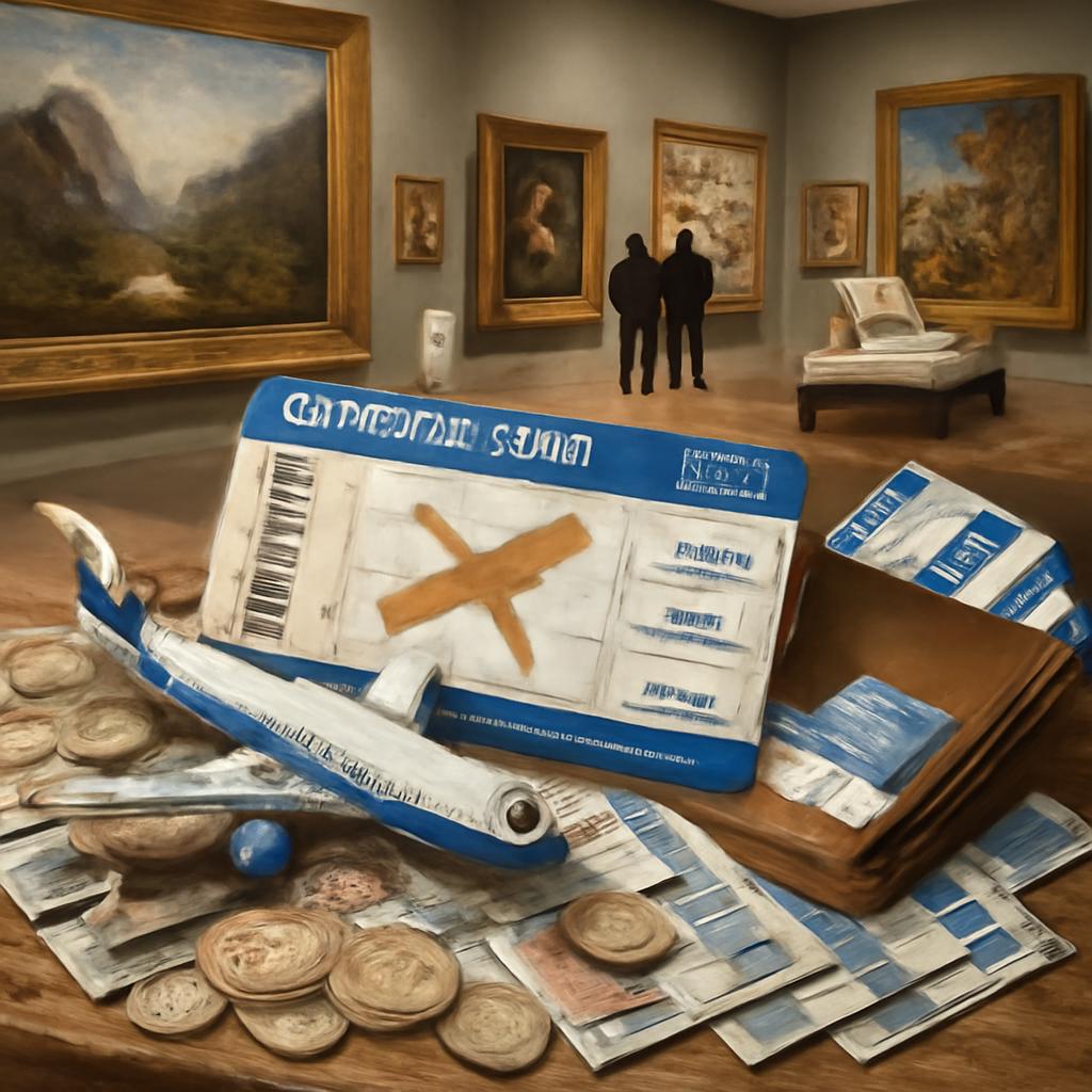 milhas para exposições artísticas