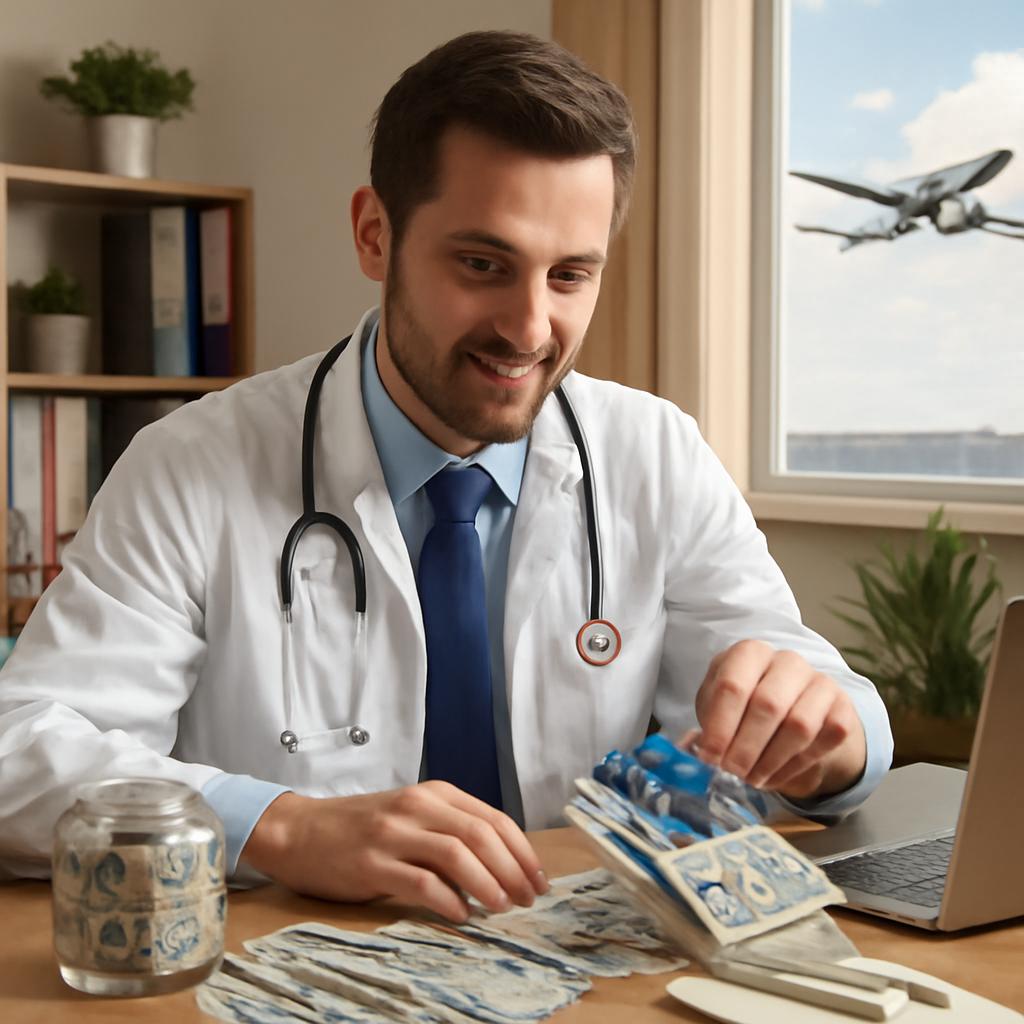 milhas para financiamento de médicos