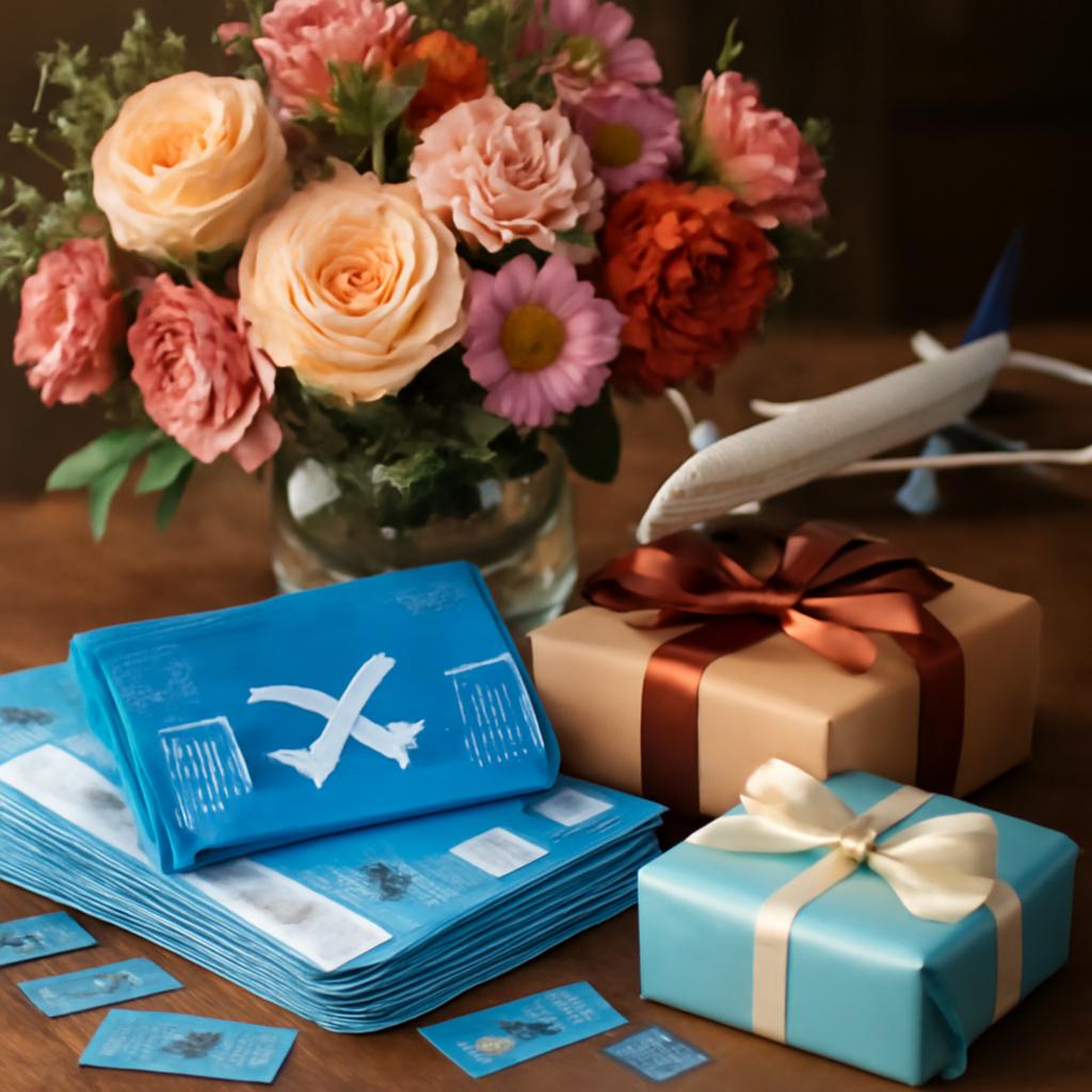 milhas para flores e presentes
