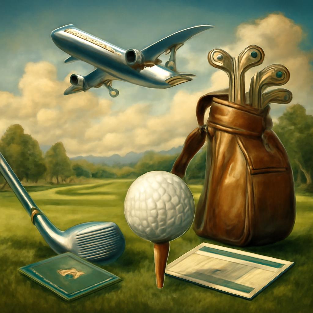 milhas para golfe