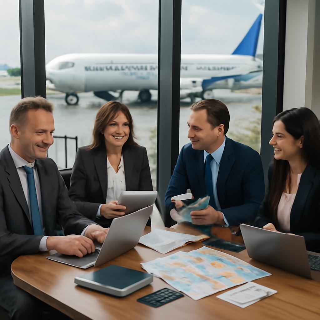 milhas para grupos empresariais
