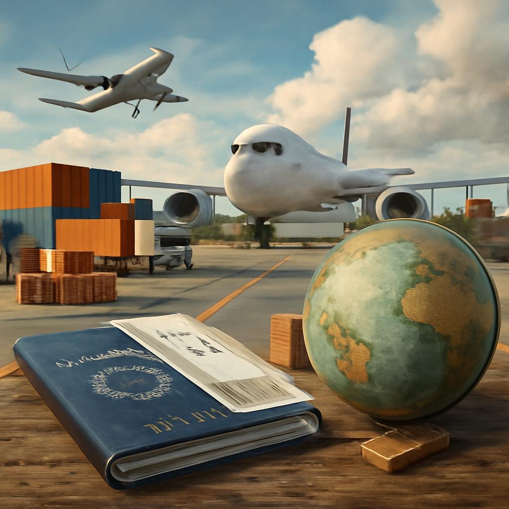 milhas para importação e exportação
