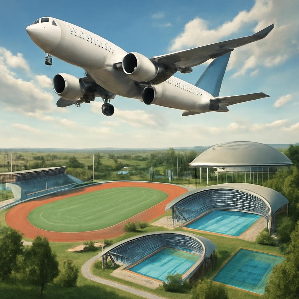 milhas para instalações esportivas
