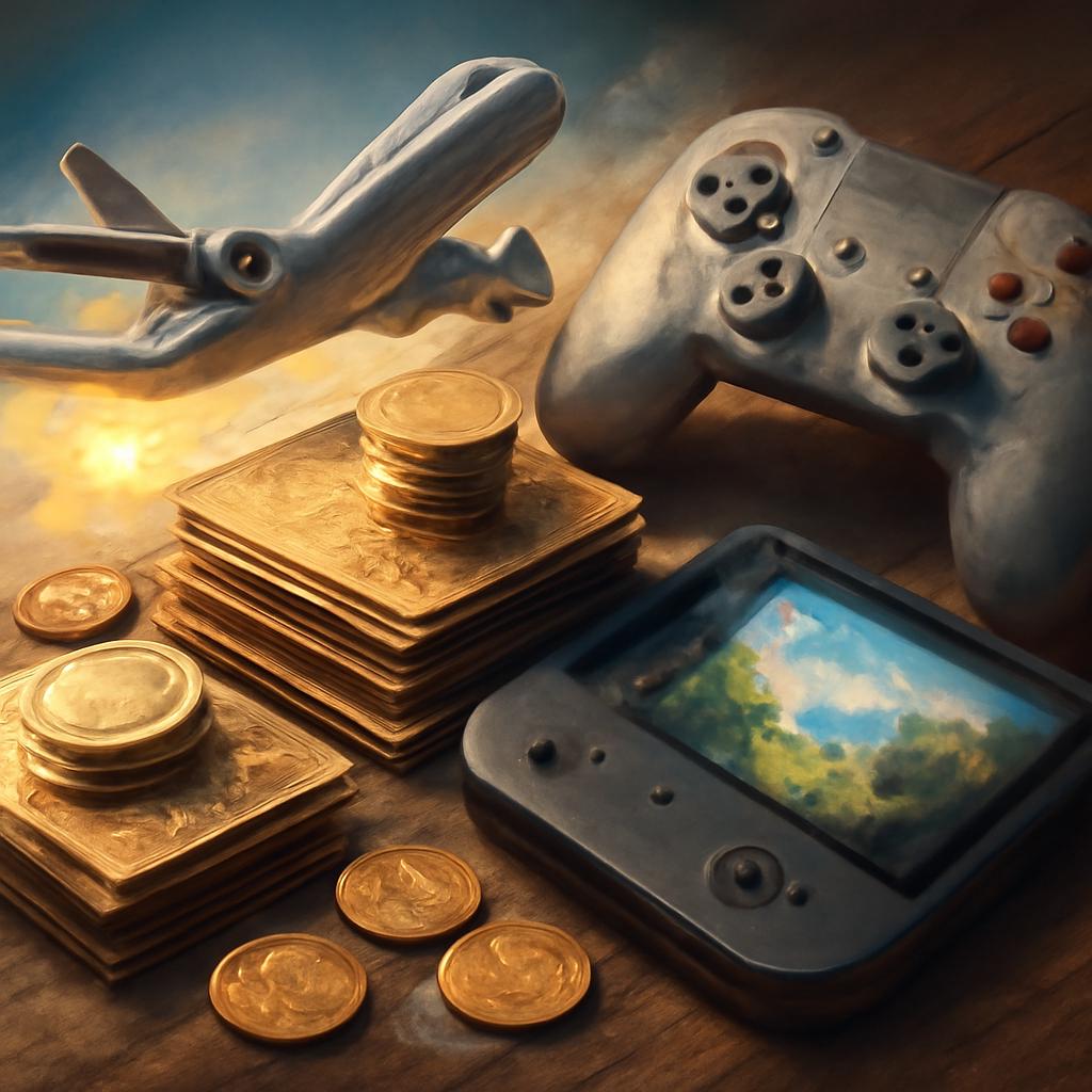 milhas para jogos e jogos digitais