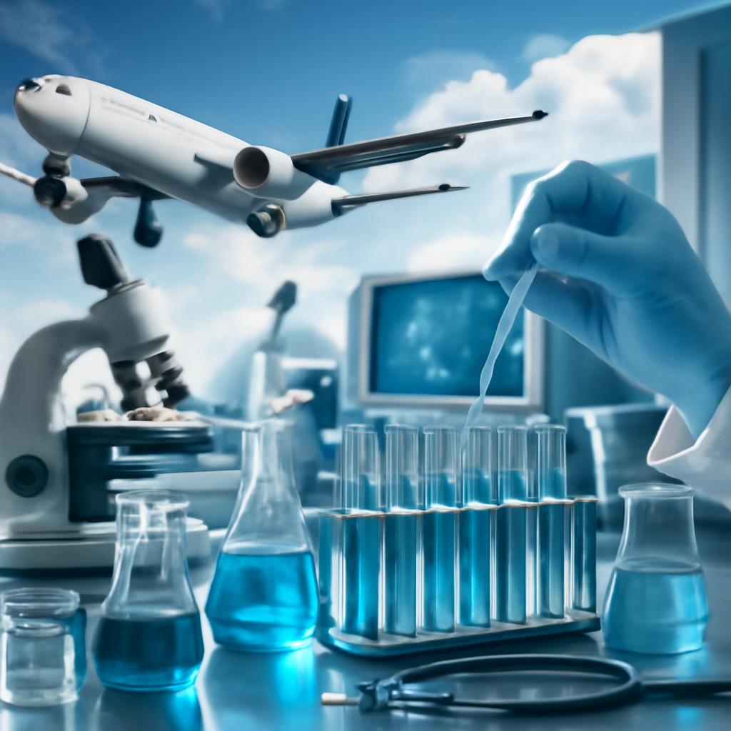 milhas para laboratórios de saúde