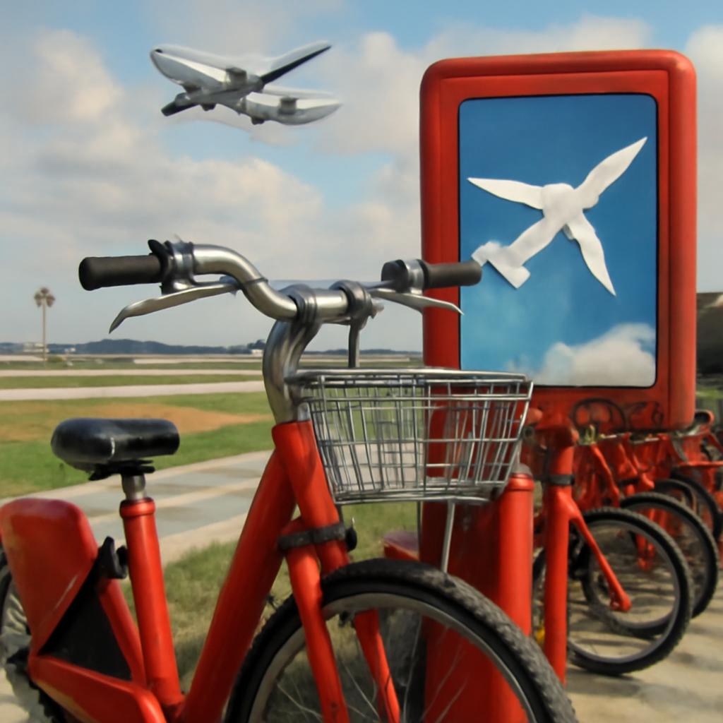 milhas para locação de bicicletas