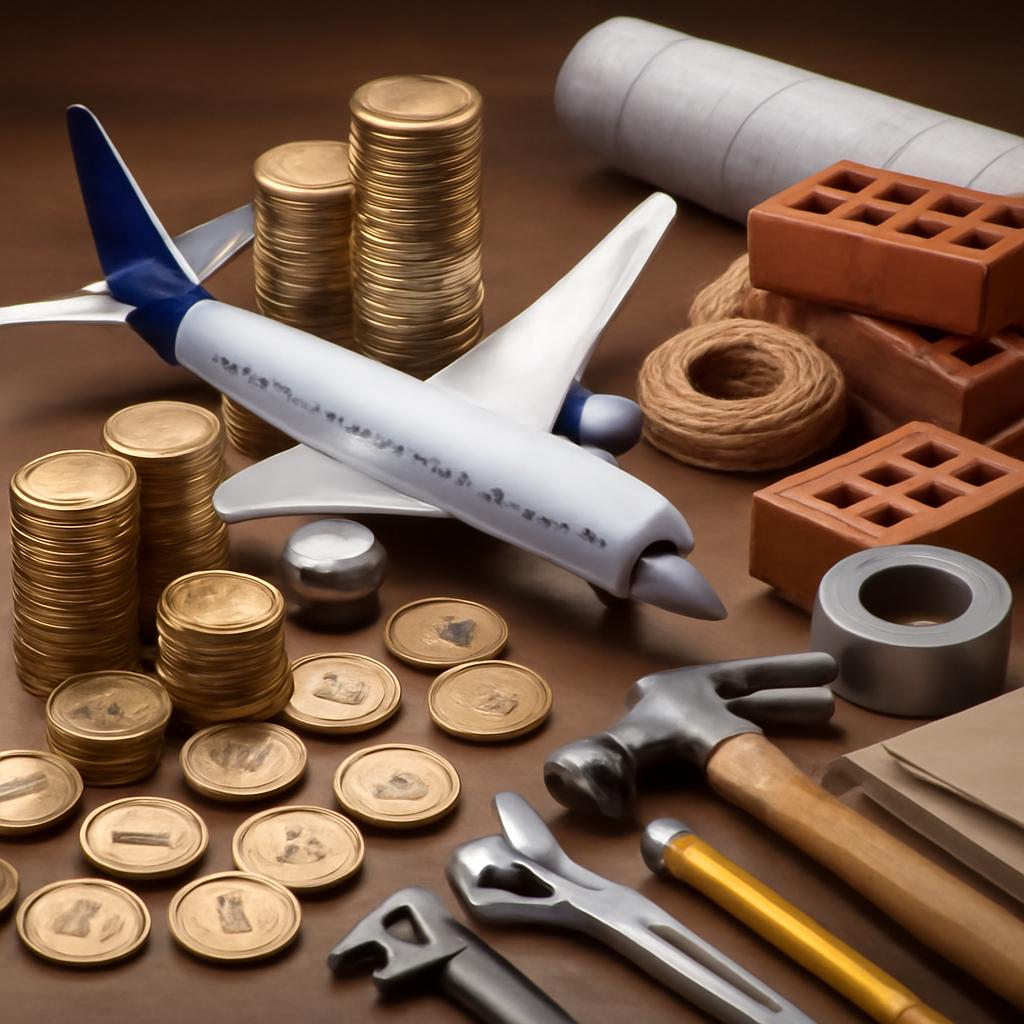 milhas para materiais