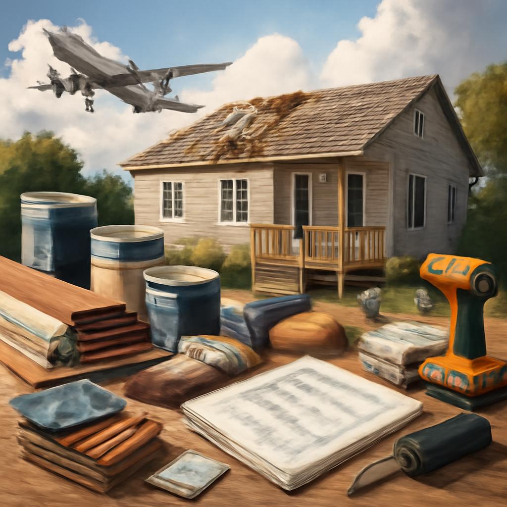 milhas para melhorias habitacionais