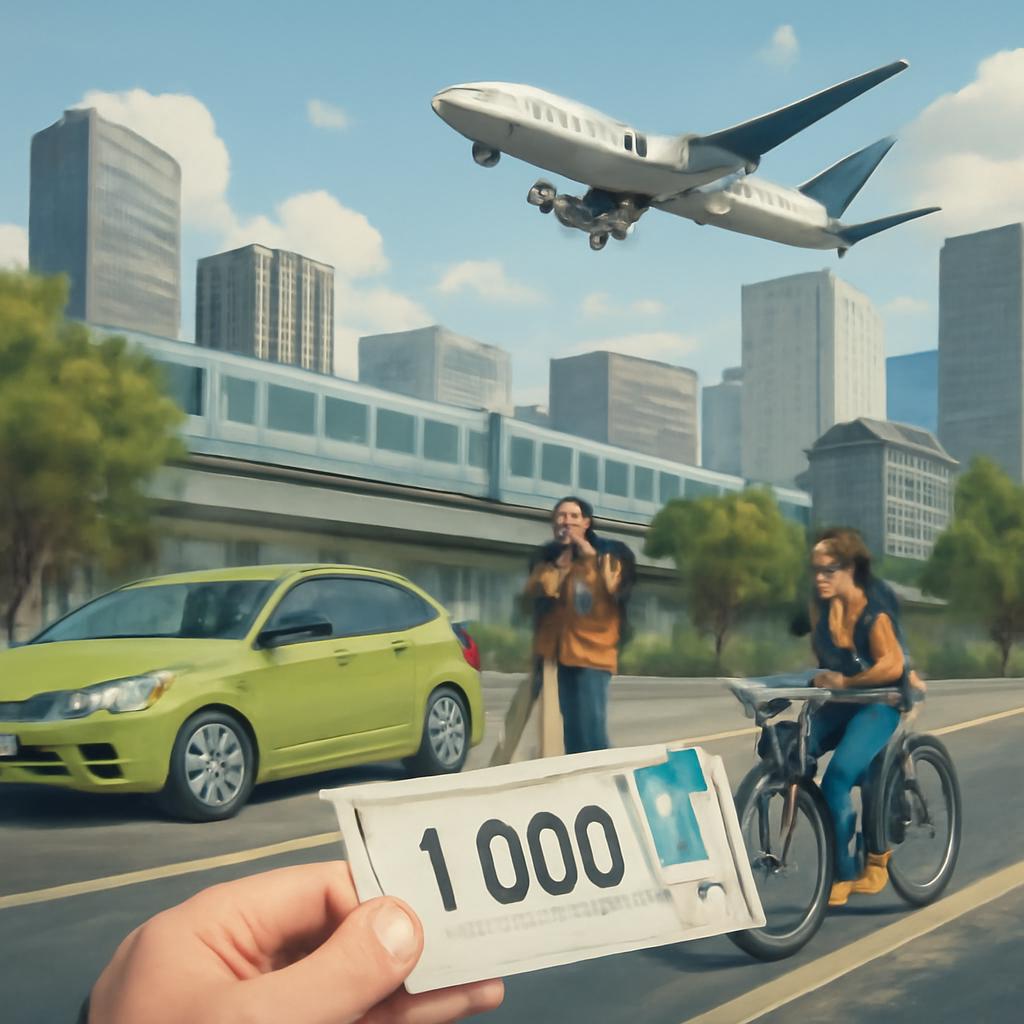 milhas para movimentação urbana