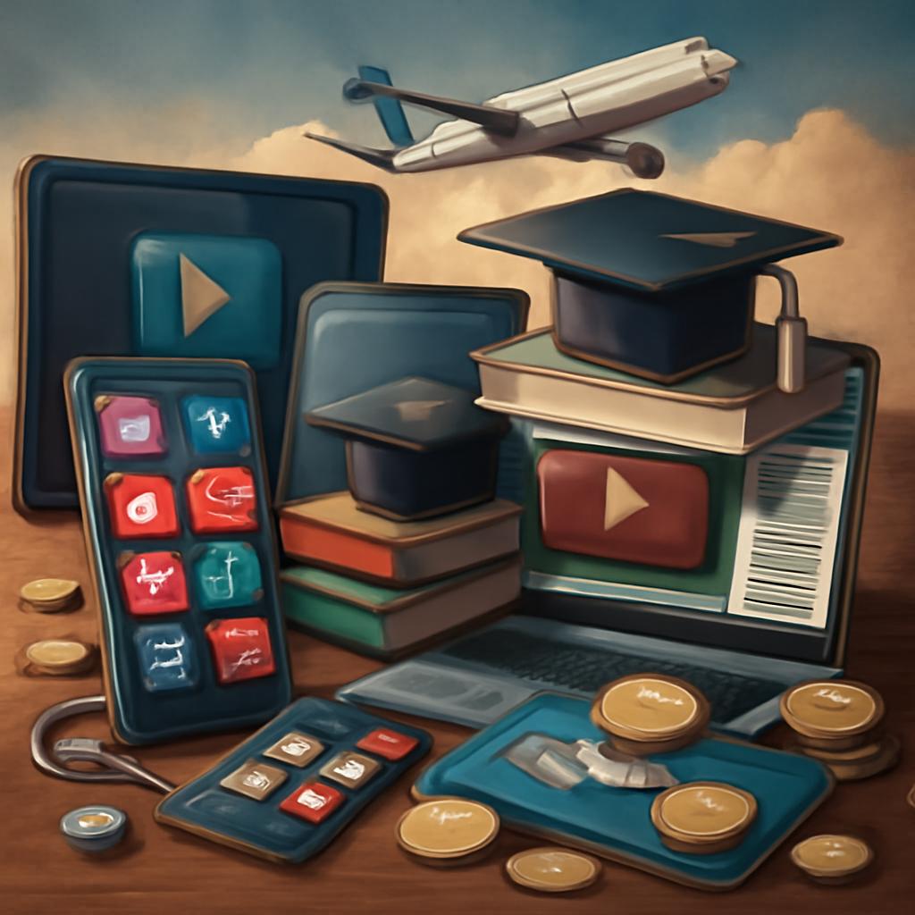 milhas para plataformas digitais de entretenimento e educação
