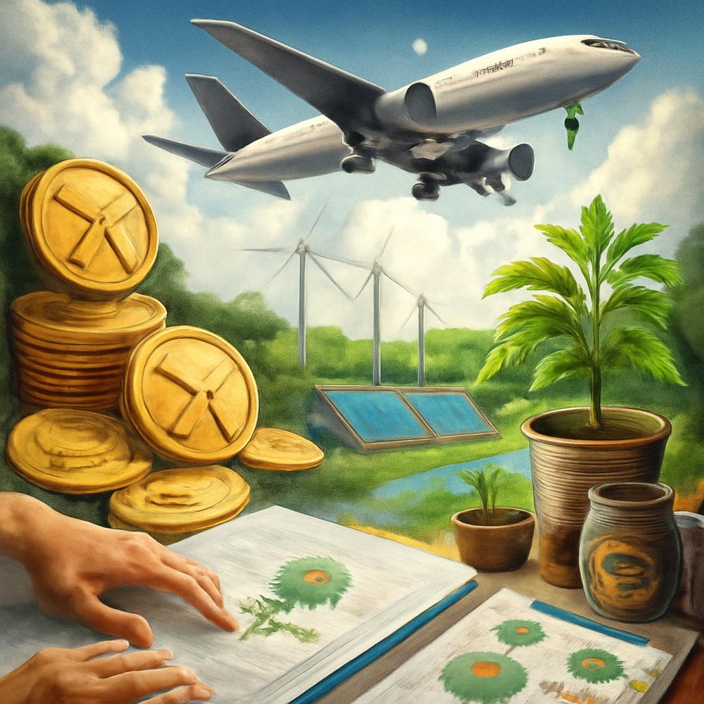 milhas para projetos ambientais empresariais