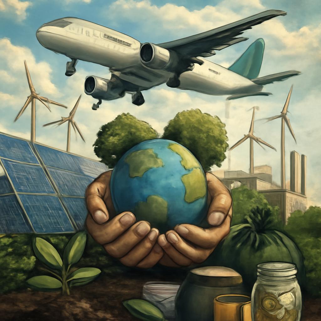 milhas para projetos de sustentabilidade e responsabilidade