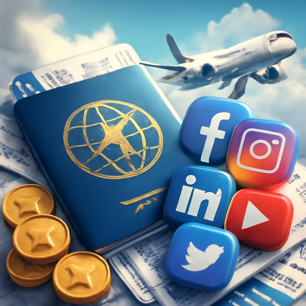 milhas para redes sociais digitais