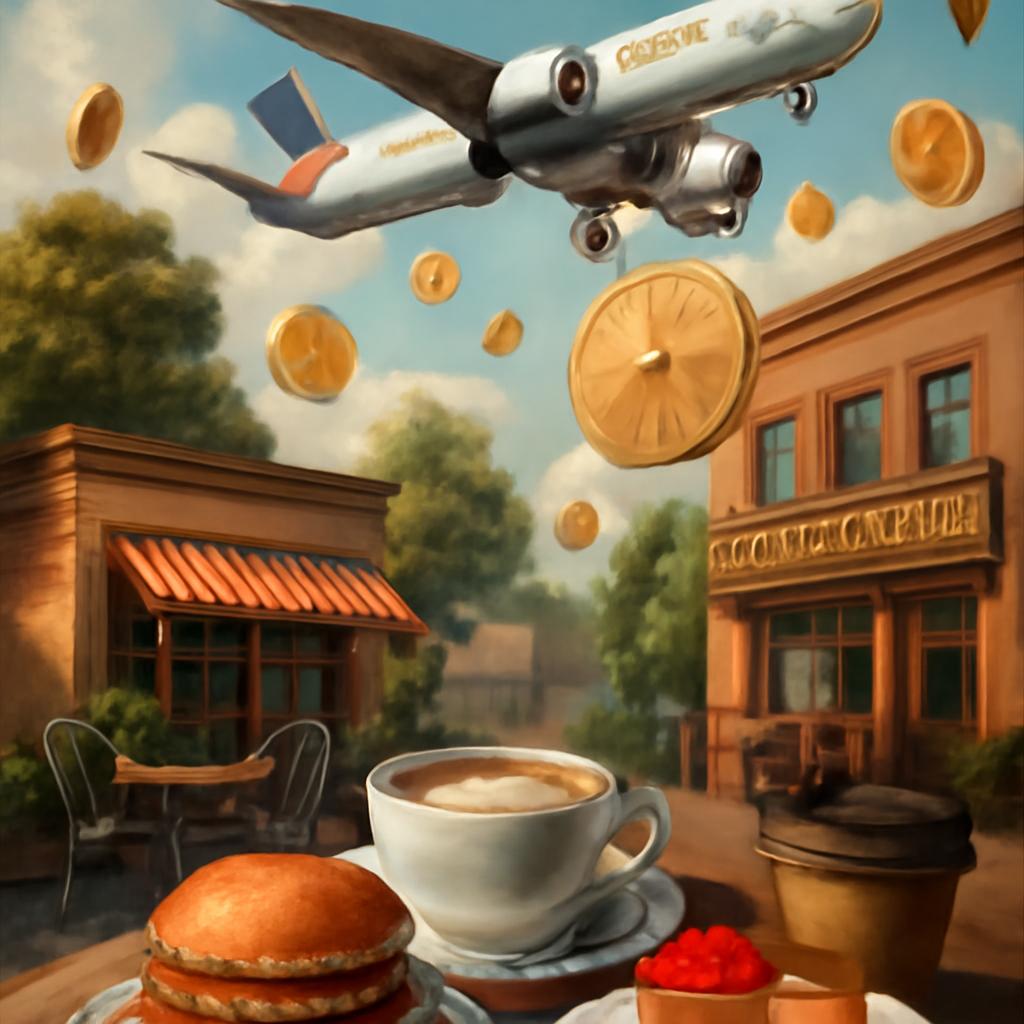 milhas para restaurantes e cafés
