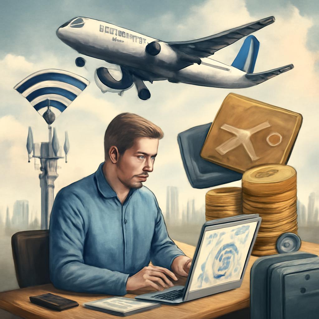 milhas para serviços de internet