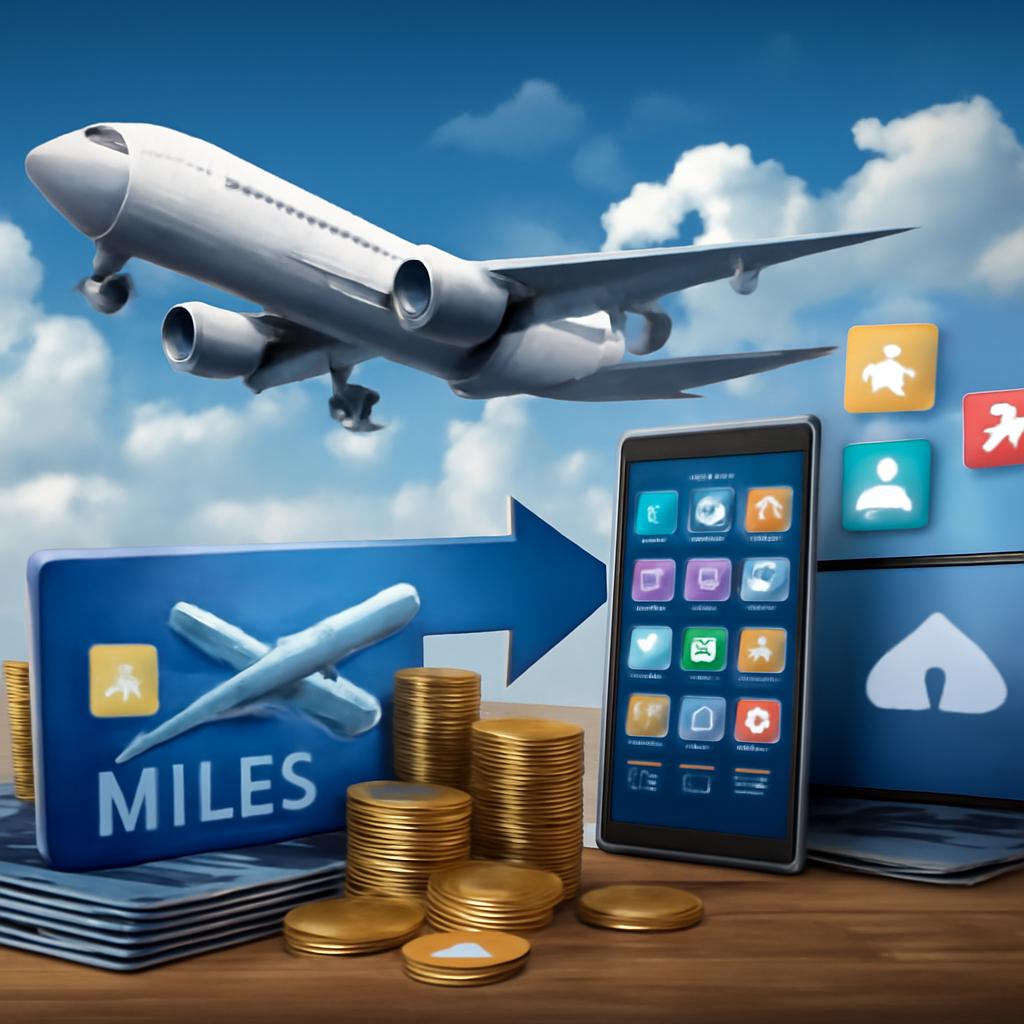 milhas para serviços digitais